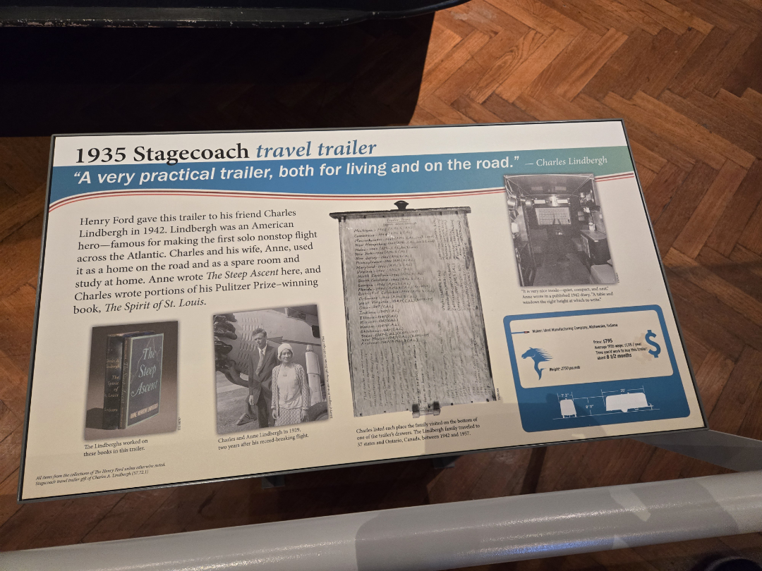 Sign for Travel Trailer